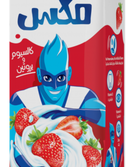 مكس فراولة الحليب ومنتجات الألبان m7ally